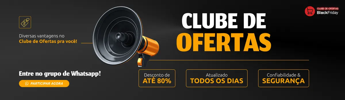 Diversas vantagens no Clube de Ofertas pra você! Atualizado todos os dias; Descontos de até 80% off; Confiabilidade e segurança