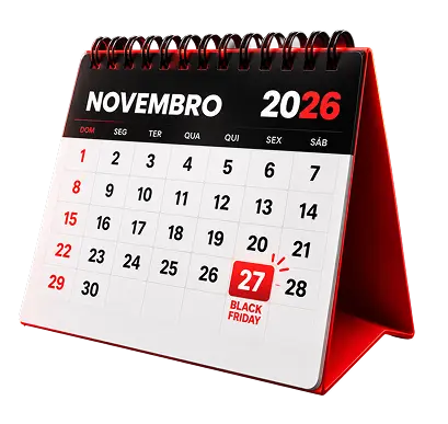 Em 2026 a Black Friday será no dia 27 de Novembro